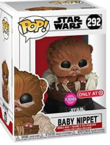 FUNKO POP! STAR WARS RETURN OF THE JEDI: BABY NIPPET #292 (FLOCKED) (TARGET EXCLUSIVE STICKER)