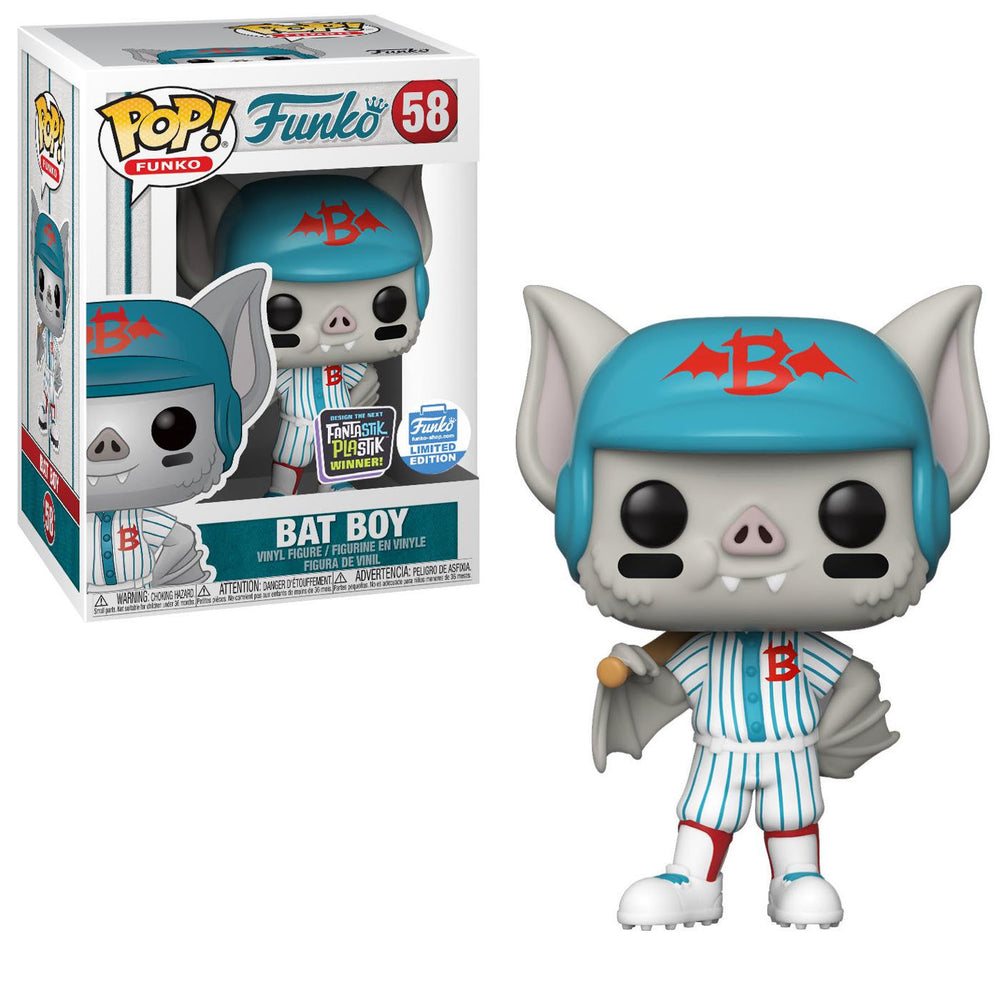 FUNKO POP! FUNKO ORIGINAL BAT BOY #58 (FUNKO-SHOP EXCLUSIVE STICKER) (FANTASTIK PLASTIK STICKER)