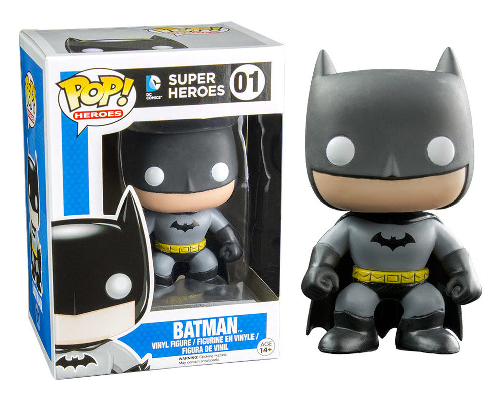 FUNKO POP! DC HEROES BATMAN #01 (SMALL FONT/NEWER RELEASE)