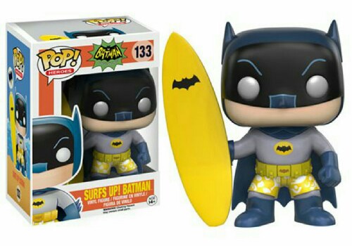 FUNKO POP! DC HEROES BATMAN CLASSIC TV SERIES: SURF'S UP BATMAN #133 (📌CONDITION 6.0/6.5)