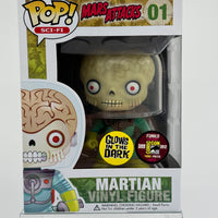FUNKO POP! SCI-FI MOVIES MARS ATTACKS: GLOW MARTIAN #01 (LE 480) (2012 SDCC EXCLUSIVE STICKER) (📌 CONDITION 8.5 / 9.0)