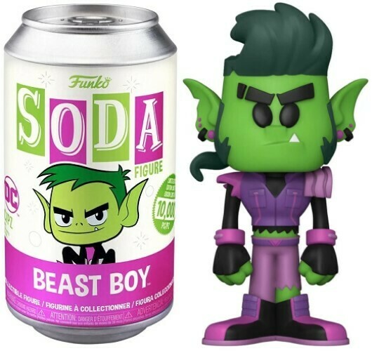 FUNKO SODA! DC HEROES: TEEN TITANS GO: BEAST BOY (LE 8,400) (COMMON / NOT SEALED) (📌 CONDITION 9.0/9.5)