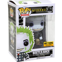 FUNKO POP! MOVIES BEETLEJUICE: BEETLEJUICE IN ADAM'S CLOTHES #362 (HOT TOPIC EXCLUSIVE STICKER)
