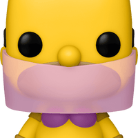 FUNKO POP! TELEVISION THE SIMPSONS: BELLY DANCER HOMER #1144 (2021 SUMMER VIRTUAL FUNKON STICKER) (📌CONDITION 9.5)
