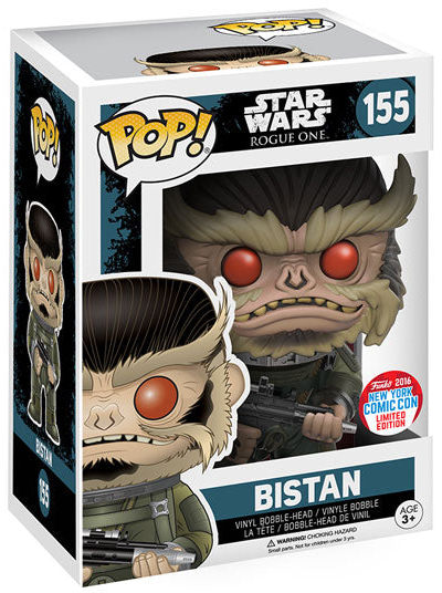 FUNKO POP! STAR WARS ROGUE ONE: BISTAN #155 (2016 NYCC EXCLUSIVE STICKER)
