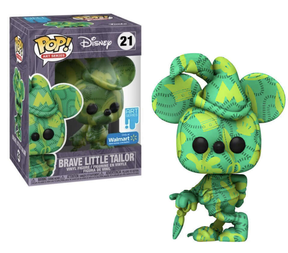 BRAVE LITTLE TAILOR #21 (ART SERIES) (MICKEY MOUSE) (WALMART EXCLUSIVE STICKER) FUNKO POP
