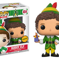 FUNKO POP! MOVIES BUDDY THE ELF: BUDDY ELF #484 (CHASE) (📌CONDITION 4.5)