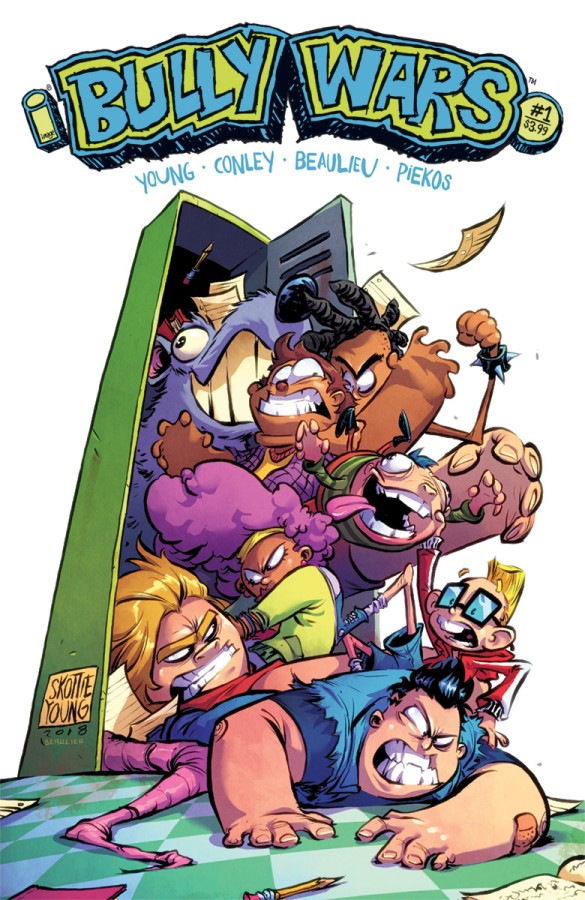 IMAGE COMICS BULLY WARS VOL. 1 ISSUE #1 (SKOTTIE YOUNG VARIANT COVER) (SEPT 2018) (📌 CONDITION 9.5)