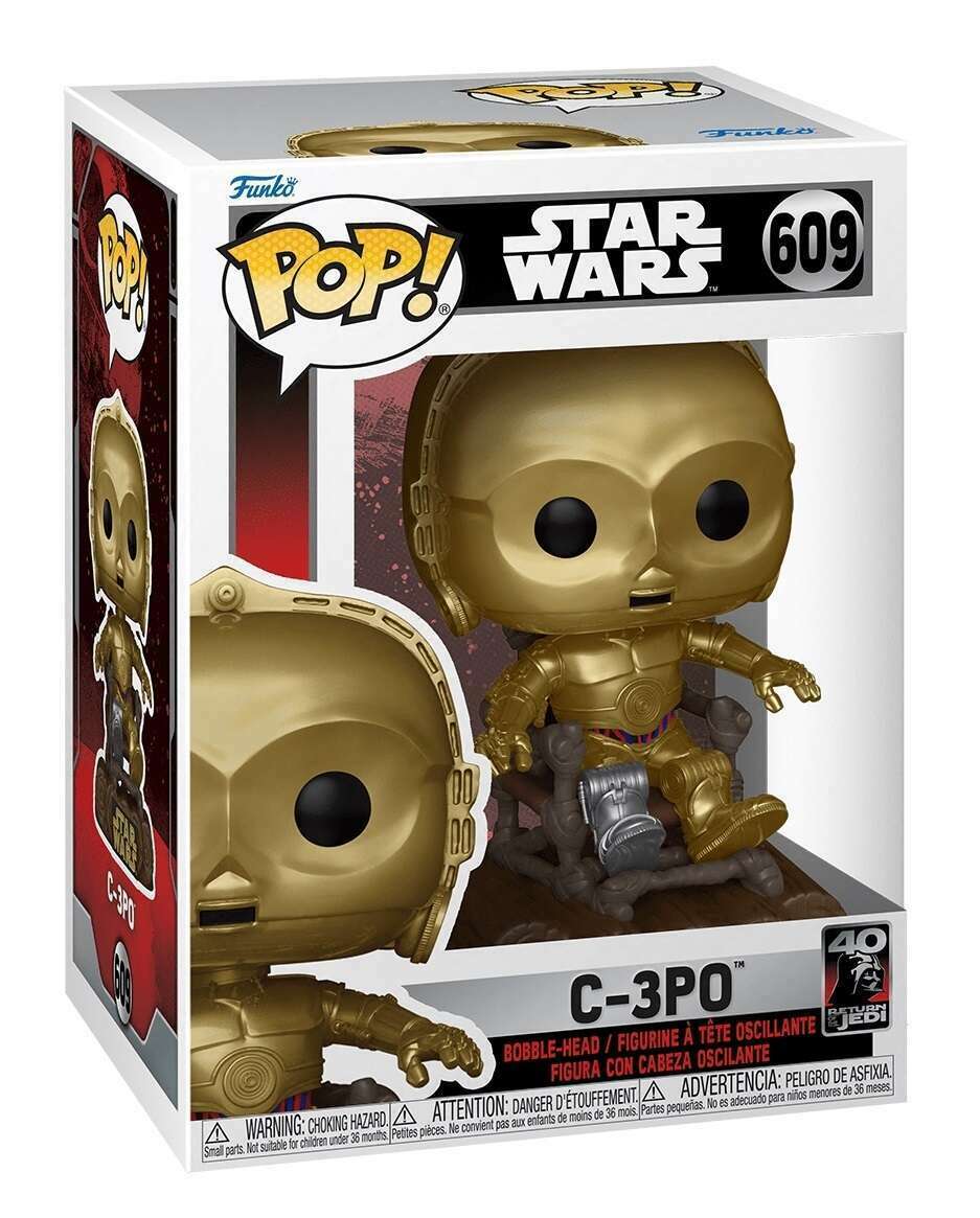 FUNKO POP! STAR WARS RETURN OF THE JEDI: C-3PO #609