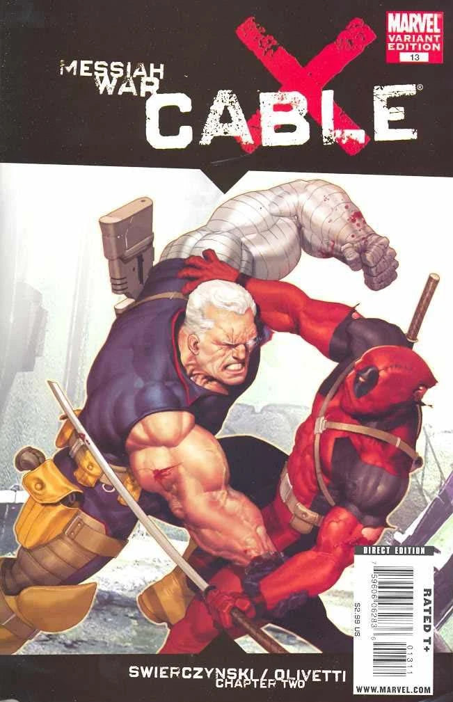 MARVEL COMICS CABLE VOL. 2 ISSUE #13 (ARIEL OLIVETTI VARIANT COVER) (DIRECT EDITION) (JUNE 2009) (📌 CONDITION 8.5/9.0)