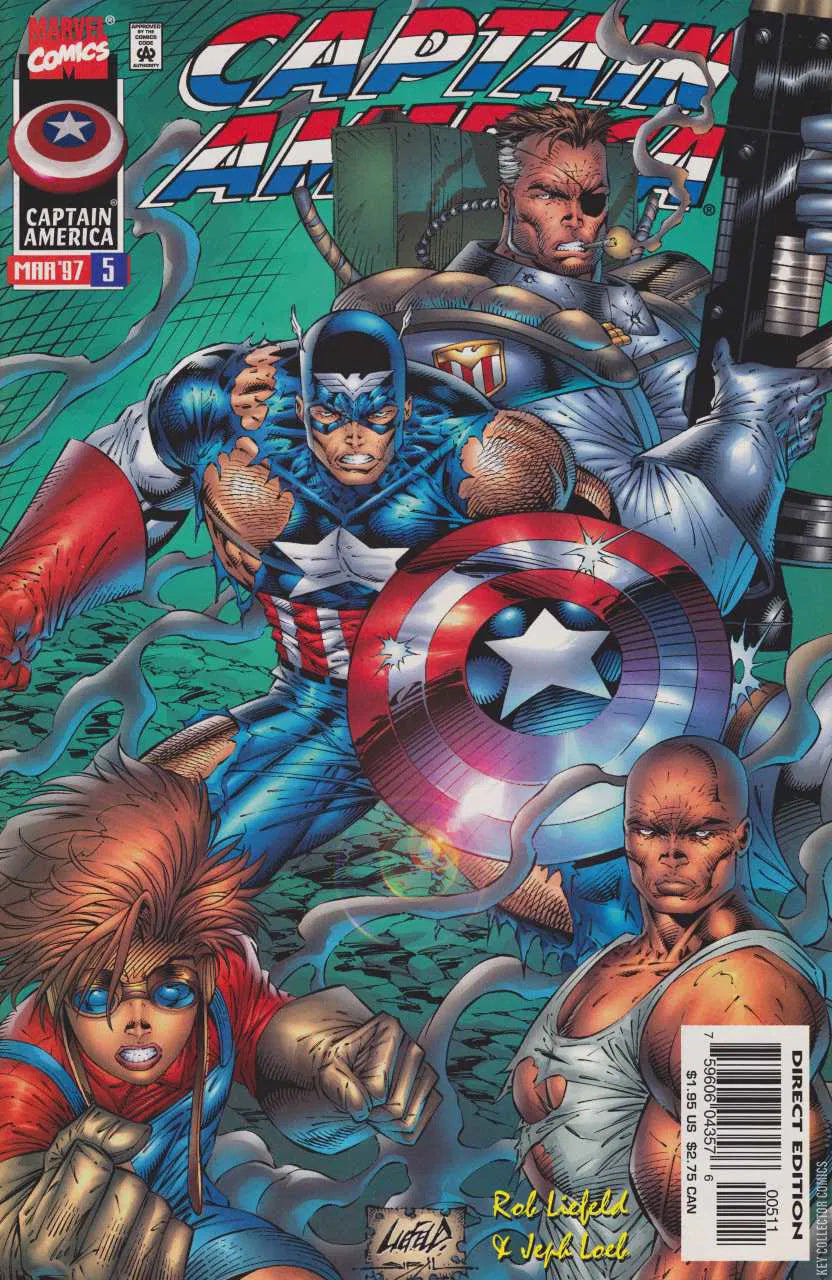 MARVEL COMICS CAPTAIN AMERICA VOL. 2 ISSUE #5 (MAR 1997) (📌 CONDITION 8.5/9.0)