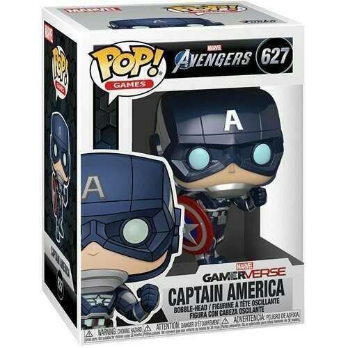 FUNKO POP! MARVEL GAMERVERSE AVENGERS: CAPTAIN AMERICA #627 (📌CONDITION 7.5)