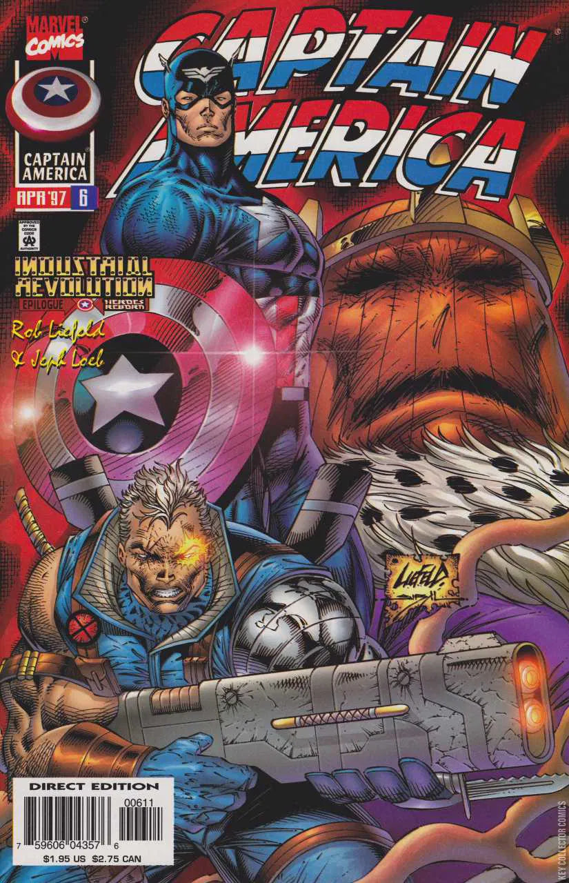 MARVEL COMICS CAPTAIN AMERICA VOL. 2 ISSUE #6 (APR 1997) (📌 CONDITION 8.0)