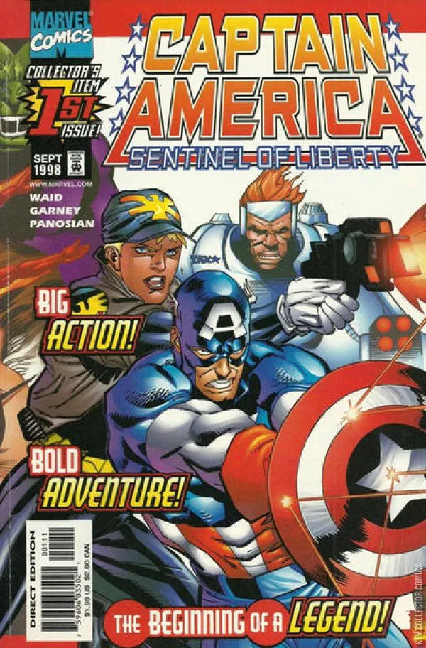 MARVEL COMICS CAPTAIN AMERICA: SENTINEL OF LIBERTY ISSUE #1 (SEPT 1998) (📌 CONDITION 8.5/9.0)