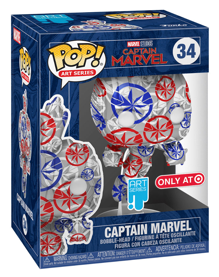 Target Exclusive Target Captain Marvel Pop FUNKO POP! MARVEL