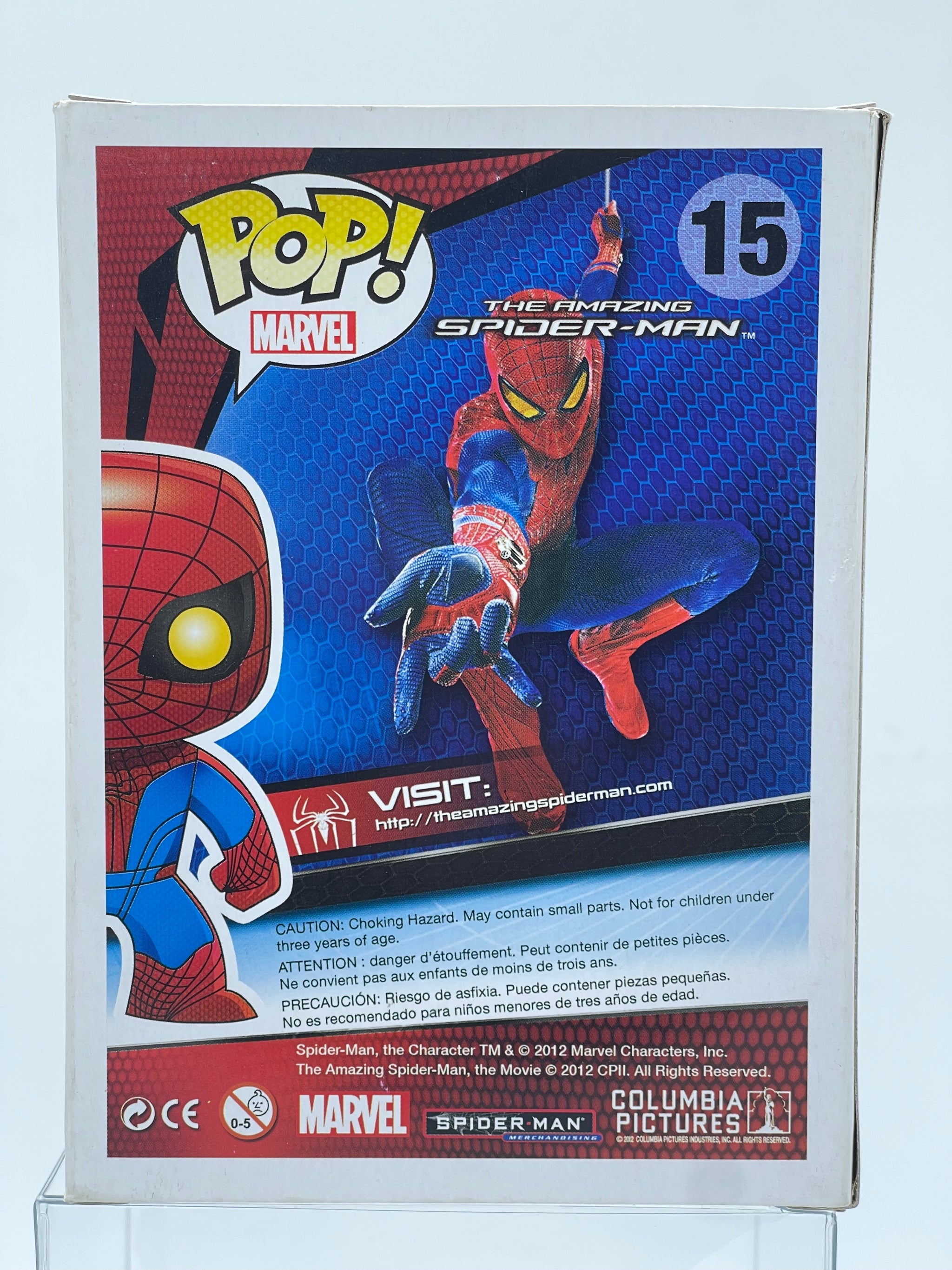 FUNKO POP! MARVEL THE AMAZING SPIDER-MAN: SPIDER-MAN #15 (GLOW