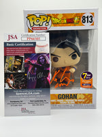 
              FUNKO POP! ANIMATION DRAGON BALL SUPER: GOHAN #813 (SIGNED / AUTOGRAPHED BY KYLE HEBERT) (7BAP SIGNITURE SERIES / LE 60) (JSA COA) (📌CONDITION 9.5)
            