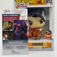 FUNKO POP! ANIMATION DRAGON BALL SUPER: GOHAN #813 (SIGNED / AUTOGRAPHED BY KYLE HEBERT) (7BAP SIGNITURE SERIES / LE 60) (JSA COA) (📌CONDITION 9.5)