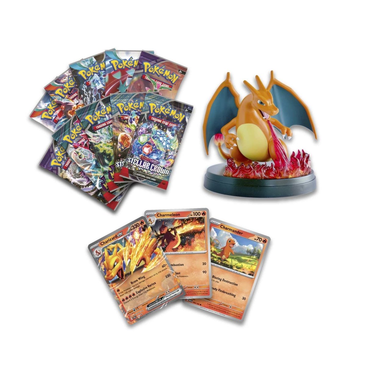 POKEMON TCG: CHARIZARD EX SUPER PREMIUM COLLECTION (10 PACKS)| THE