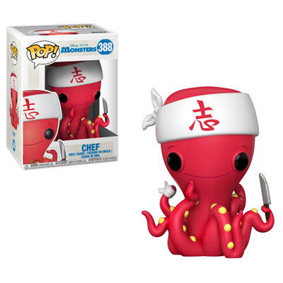 FUNKO POP! DISNEY MONSTERS INC: CHEF #388 (📌 CONDITION 9.0/9.5)