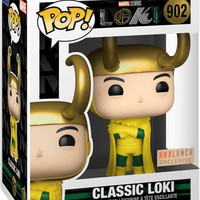 FUNKO POP! MARVEL LOKI TV SHOW: CLASSIC LOKI #902 (BOX LUNCH EXCLUSIVE STICKER) (📌CONDITION 9.5)