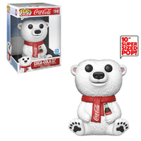 
              FUNKO POP! AD ICONS COCA-COLA: COCA-COLA POLAR BEAR #59 (10 INCH) (FUNKO-SHOP EXCLUSIVE STICKER)
            