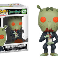 FUNKO POP! ANIMATION RICK AND MORTY: CORNVELIOUS DANIEL #334 (📌CONDITION 8.5/9.0)