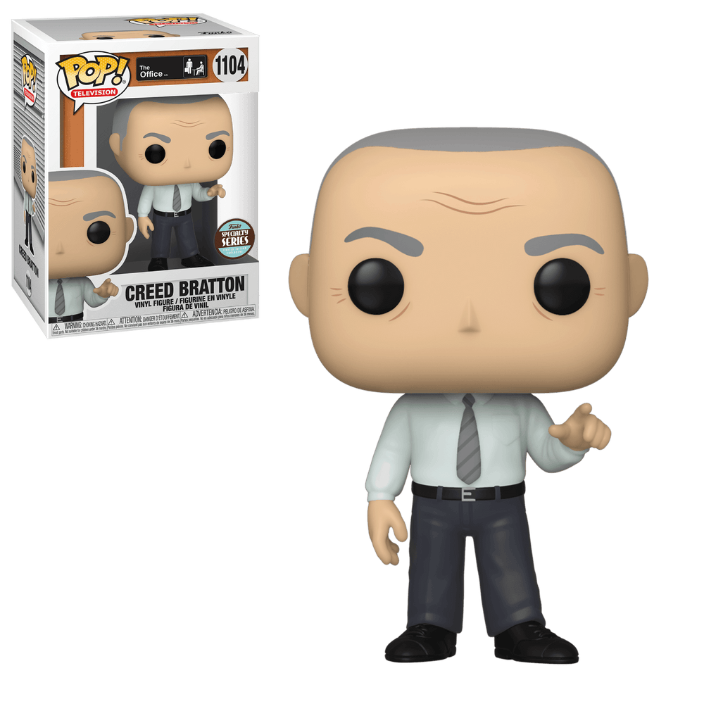 FUNKO POP! TELEVISION THE OFFICE: CREED BRATTON #1104 (SPECIALTY SERIES STICKER)