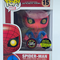 FUNKO POP! MARVEL THE AMAZING SPIDER-MAN: SPIDER-MAN #15 (GLOW CHASE) (GEMINI COLLECTIBLES EXCLUSIVE STICKER)