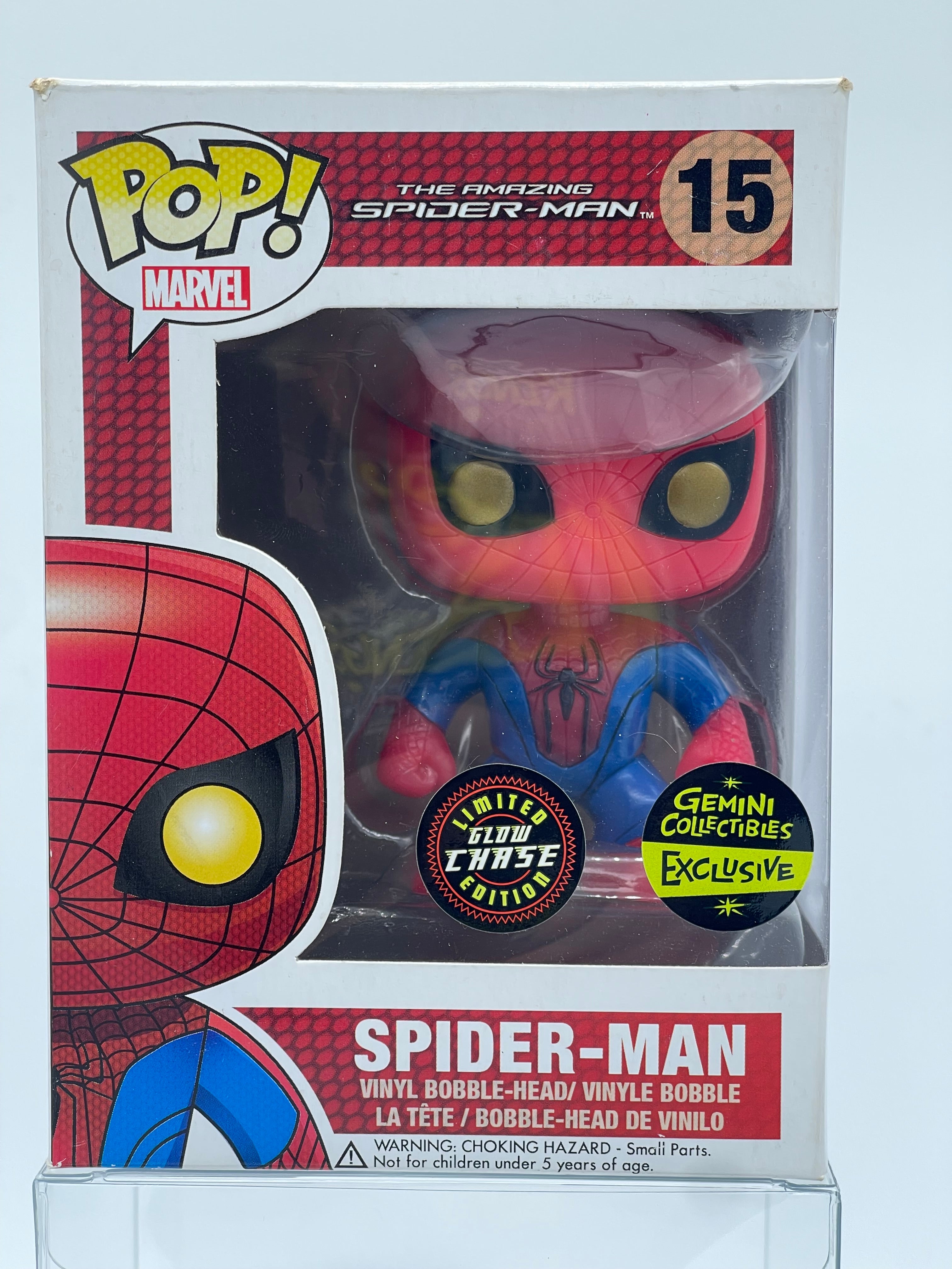 値下　FUNKO POP! アメイジングスパイダーマン 15 FUNKO POP! MARVEL THE AMAZING SPIDER-MAN: SPIDER-MAN #15 (GLOW