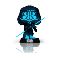 FUNKO POP! STAR WARS THE PHANTOM MENACE: GLOW DARTH MAUL (HOLOGRAM) #740 (FUNKO SPECIALTY SERIES STICKER) (📌CONDITION 9.5)