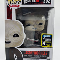 FUNKO POP! MOVIES FRIDAY THE 13TH: UNMASKED JASON VOORHEES #202 (LE 1,008) (2015 SHARED SUMMER CONVENTION STICKER) (📌CONDITION 6.0)