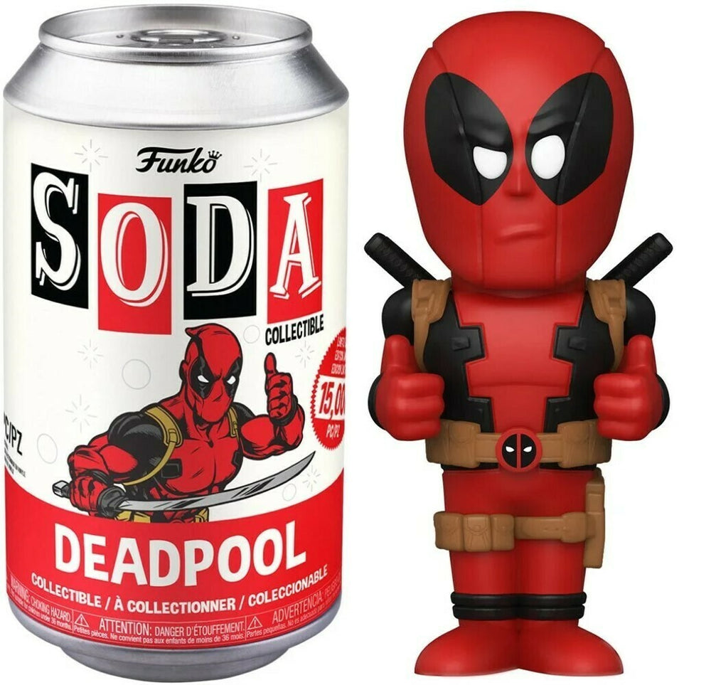FUNKO SODA! MARVEL DEADPOOL (LE 12,500) (COMMON / NOT SEALED) (📌 CONDITION 9.0/9.5)