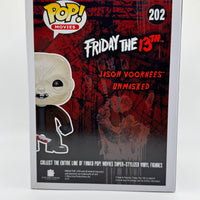 FUNKO POP! MOVIES FRIDAY THE 13TH: UNMASKED JASON VOORHEES #202 (LE 1,008) (2015 SDCC EXCLUSIVE STICKER) (📌CONDITION 8.5/9.0)