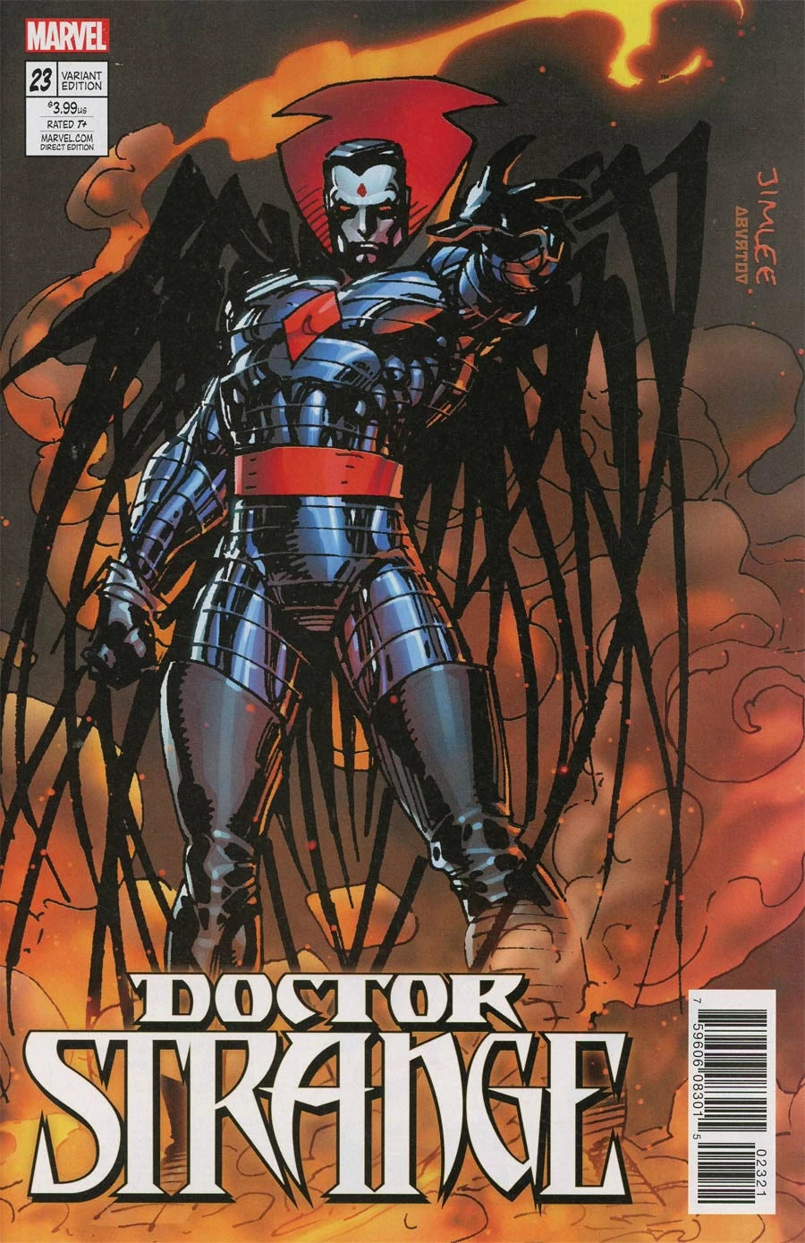 MARVEL COMICS DOCTOR STRANGE VOL. 3 ISSUE #23 (JIM LEE X-MEN TRADING CARD VARIANT COVER) (SEPT 2017) (📌 CONDITION 9.5)