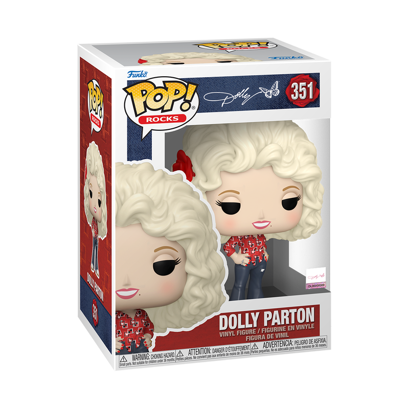 FUNKO POP! ROCKS DOLLY PARTON (1977 TOUR) #351 (📌 CONDITION 9.5)