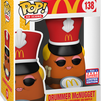 FUNKO POP! AD ICONS MCDONALD'S: DRUMMER MCNUGGET #138 (2021 SUMMER CONVENTION STICKER)