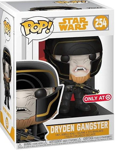 FUNKO POP! STAR WARS DRYDEN GANGSTER #254 (TARGET EXCLUSIVE STICKER)