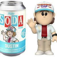 FUNKO SODA! TELEVISION STRANGER THINGS: DUSTIN (LE 10,500) (COMMON / NOT SEALED) (📌 CONDITION 9.5)