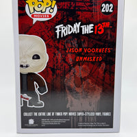 FUNKO POP! MOVIES FRIDAY THE 13TH: UNMASKED JASON VOORHEES #202 (LE 1,008) (2015 SDCC EXCLUSIVE STICKER) (📌CONDITION 9.5)