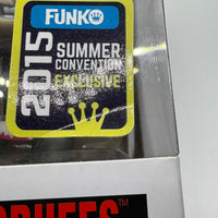 FUNKO POP! MOVIES FRIDAY THE 13TH: UNMASKED JASON VOORHEES #202 (LE 1,008) (2015 SHARED SUMMER CONVENTION STICKER) (📌CONDITION 6.0)