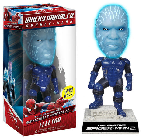FUNKO WACKY WOBBLER! THE AMAZING SPIDER-MAN 2: ELECTRO (GLOW)| THE