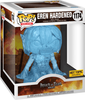 
              FUNKO POP! ANIMATION ATTACK ON TITAN: EREN JAEGER (TITAN FORM HARDENED) #1174 (6 INCH) (HOT TOPIC EXCLUSIVE STICKER) (📌CONDITION 9.5)
            