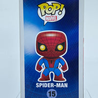 FUNKO POP! MARVEL THE AMAZING SPIDER-MAN: SPIDER-MAN #15 (GLOW CHASE) (GEMINI COLLECTIBLES EXCLUSIVE STICKER)
