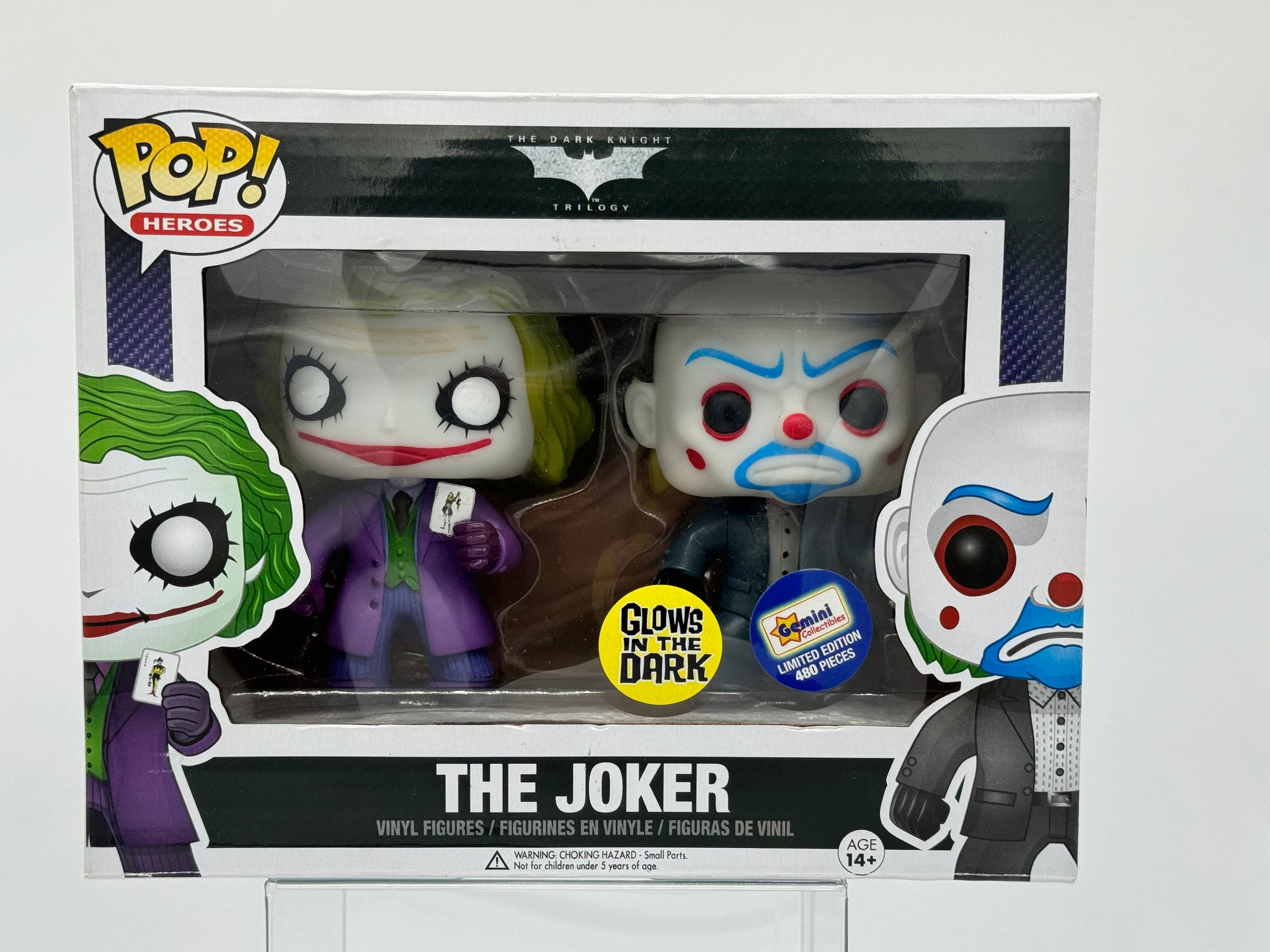 FUNKO POP! DC HEROES THE DARK KNIGHT TRILOGY: THE JOKER (GLOW