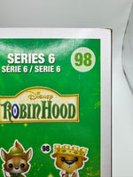 
              FUNKO POP! DISNEY ROBIN HOOD: PRINCE JOHN (BLUE METALLIC ROBE & PLATINUM CROWN) #98 (2014 ASIA EXCLUSIVE STICKER) (📌CONDITION 8.0)
            