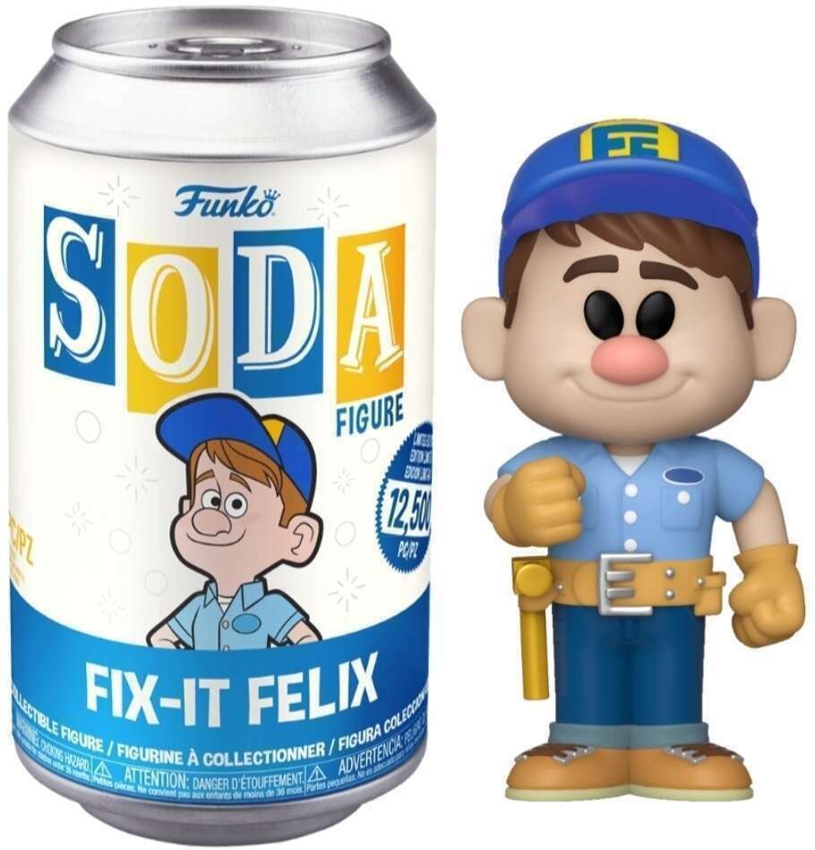 FUNKO SODA! DISNEY WRECK-IT RALPH: FIX-IT FELIX (LE 10,500) (COMMON / NOT SEALED) (📌 CONDITION 9.0/9.5)