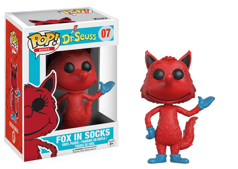 FUNKO POP! BOOKS DR. SEUSS: FOX IN SOCKS #07 (📌CONDITION 4.5)