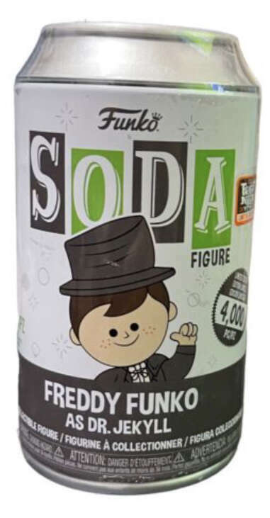 FUNKO SODA! FREDDY FUNKO AS DR. JEKYLL (LE 4,000) (SEALED) (2022 FRIGHT NIGHT EXCLUSIVE) (📌 CONDITION 9.5)