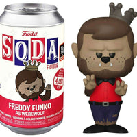 FUNKO SODA! FREDDY FUNKO AS WEREWOLF (LE 4,000) (NOT SEALED) (2022 FRIGHT NIGHT EXCLUSIVE) (📌 CONDITION 8.5/9.0)